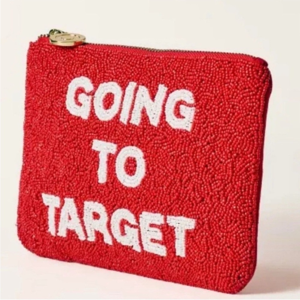 kate spade x target | ‘Going to Target’ Red Beaded Pouch